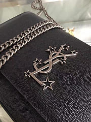 YSL Monogram Kate Grain De Poudre Embossed Leather 4996 - 6