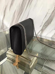 YSL Monogram Kate Grain De Poudre Embossed Leather 4996 - 4