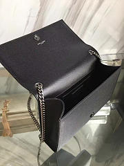 YSL Monogram Kate Grain De Poudre Embossed Leather 4996 - 3