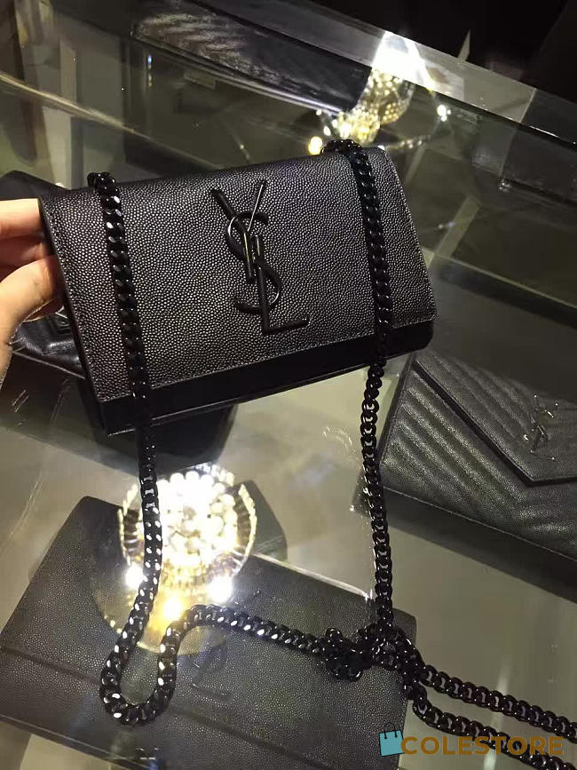 YSL Monogram Kate In Grain De Poudre Embossed Leather5016 - 1