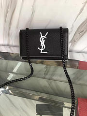 YSL Monogram Kate In Grain De Poudre Embossed Leather 5019 - 1