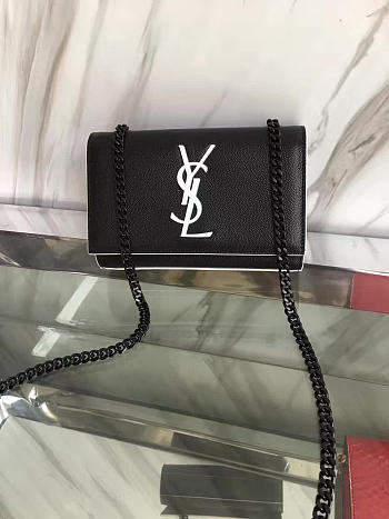 YSL Monogram Kate In Grain De Poudre Embossed Leather 5019