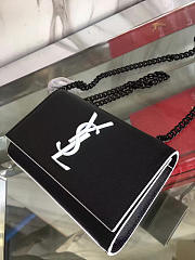 YSL Monogram Kate In Grain De Poudre Embossed Leather 5019 - 4