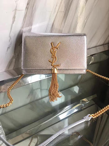 YSL Monogram Kate Bag With Leather Tassel 5049
