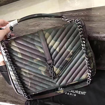YSL Monogram College Large Camouflage 5060