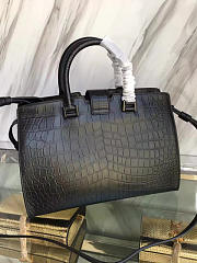 YSL Smal In Embossed Crocodile Shiny Leather Cabas 5108 - 6