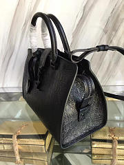 YSL Smal In Embossed Crocodile Shiny Leather Cabas 5108 - 5