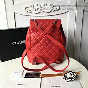 Chanel Caviar Quilted Lambskin Backpack Red 170303 VS07838 - 6