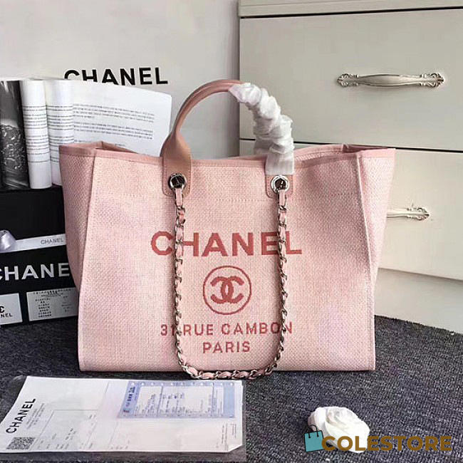 Chanel Large Shopping Bag Pink A68046 VS08719 - 1