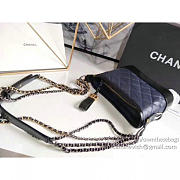 Chanel's Gabrielle Small Hobo Bag Navy Blue A91810 VS04090 - 6
