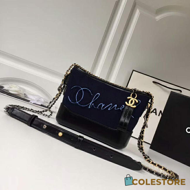 cChanel's Gabrielle Large Hobo Bag Blue 20cm - 1
