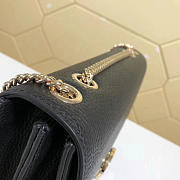 gucci gg flap shoulder bag on chain black CohotBag 510303 - 5