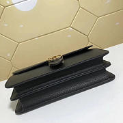 gucci gg flap shoulder bag on chain black CohotBag 510303 - 6