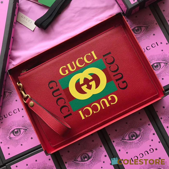 gucci gg leather clutch bag CohotBag z02 - 1