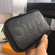 Louis Vuitton Supreme Shoulder Bag Black 3085 - 4