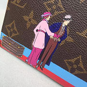 Louis Vuitton Zippy Wallet Monogram Ship Couple 3165 - 2