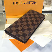 Louis Vuitton Brazza Wallet Damier Ebene N63168 Long - 5