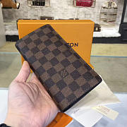 Louis Vuitton Brazza Wallet Damier Ebene N63168 Long - 3