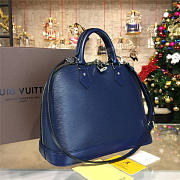 Louis Vuitton Alma Pm Epi Leather Indigo M40620  - 5