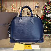 Louis Vuitton Alma Pm Epi Leather Indigo M40620  - 4