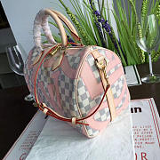 CohotBag louis vuitton speedy damier azur canvas pink - 6
