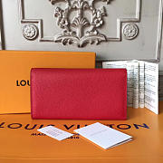 Louis Vuitton Pallas Wallet Red 3754 - 3