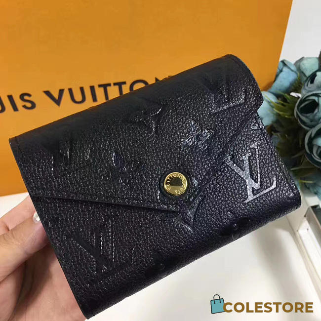 Louis Vuitton Victorine Wallet Black M3782 - 1