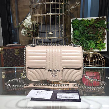 Prada Cortex Shoulder Bag White