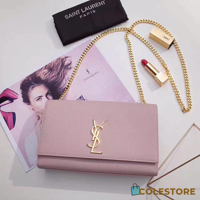 YSL Monogram Kate Star Grain De Poudre Embossed Leather - 1