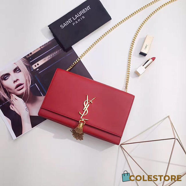 YSL Monogram Kate With Leather Tassel 4741 - 1
