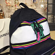 YSL Monogram Backpack Dinosaur Black 4786 - 5