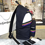 YSL Monogram Backpack Dinosaur Black 4786 - 3