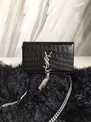 YSL Monogram Kate Bag With Leather Tassel 4985 - 2