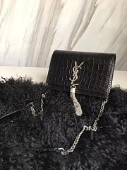 YSL Monogram Kate Bag With Leather Tassel 4985 - 3