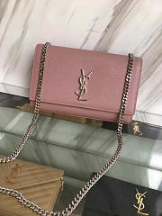 YSL Monogram Kate In Grain De Poudre Embossed Leather 5021 - 2