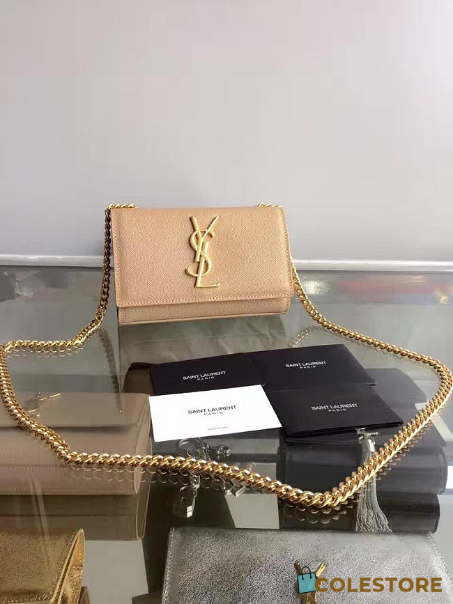 YSL Monogram Kate In Grain De Poudre Embossed Leather 5026 - 1