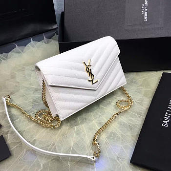 YSL Monogram College White 5061
