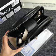 Chanel Calfskin Large Shopping Bag Black A69929 VS08388 - 3