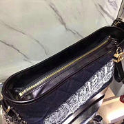 Chanel's Gabrielle Large Hobo Bag Blue & Black  A93824 AS03651 - 5