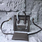 Celine Nano Leather Shoulder Bag Z1245 - 2