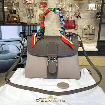 CohotBag delvaux mm brillant satchel dark grey 1482