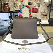 CohotBag delvaux mm brillant satchel dark grey 1482 - 5