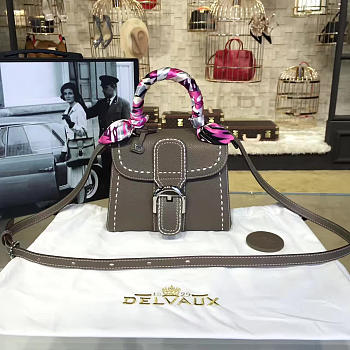 CohotBag delvaux mini brillant satchel gray 1487