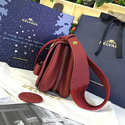 CohotBag delvaux calfskin mini le mutin saddle bag red 1501 - 5