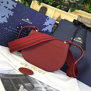 CohotBag delvaux calfskin mini le mutin saddle bag red 1501 - 4
