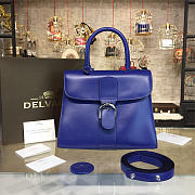 Delvaux Mini Brillant Satchel Blue 1520 - 1