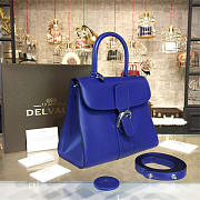 Delvaux Mini Brillant Satchel Blue 1520 - 3