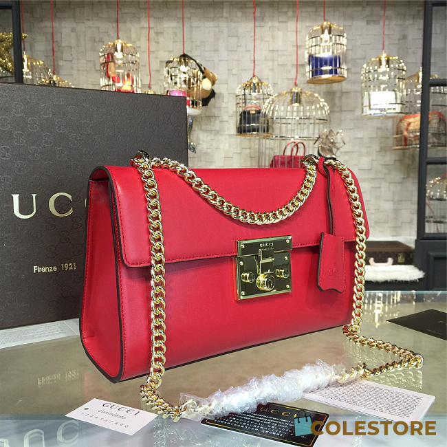 gucci gg leather padlock CohotBag 2172 - 1