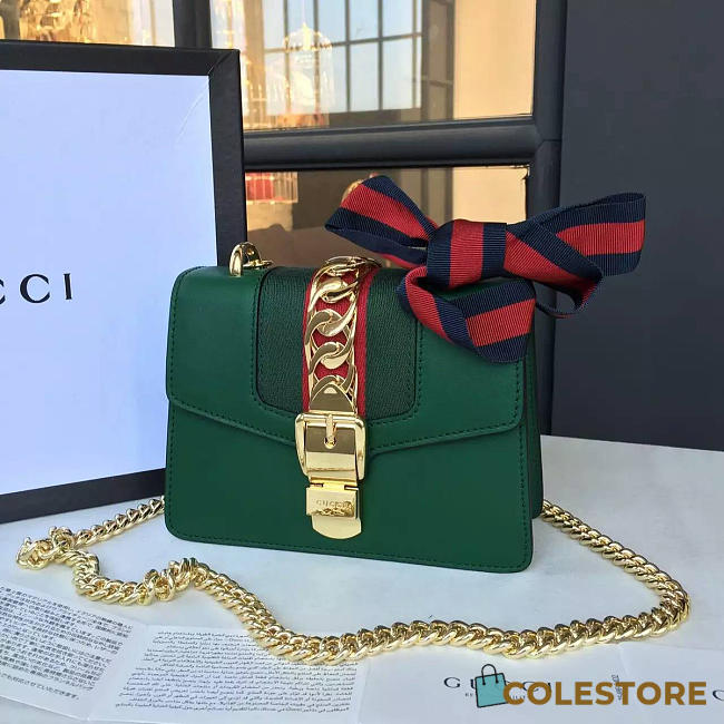 gucci sylvie leather bag CohotBag z2360 - 1