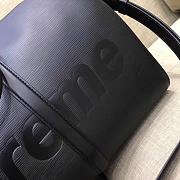 Louis Vuitton Supreme Keepall 45 Black  - 5